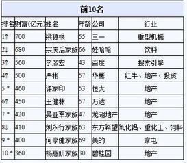 中国2024年富豪榜:财富格局与行业变迁