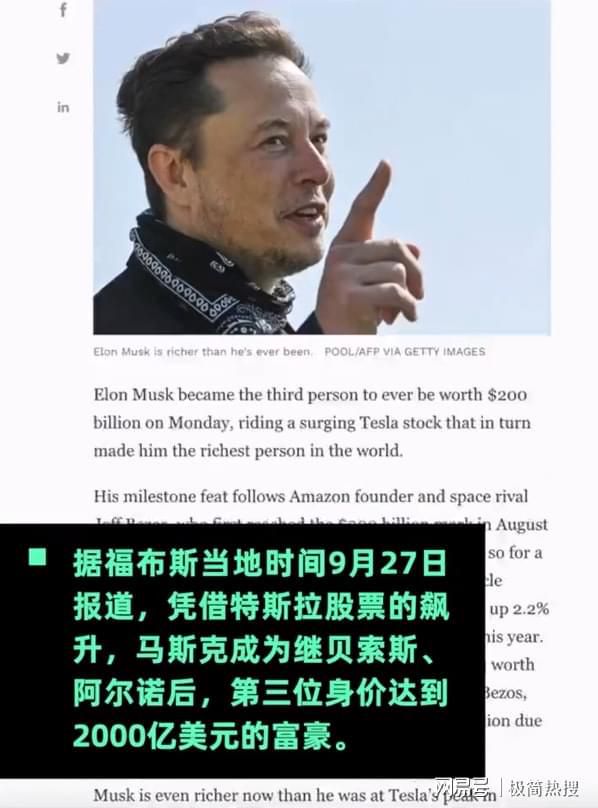 马斯克2021年财富巅峰:全球首富的崛起与争议