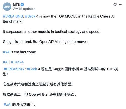硅谷狂想曲:马斯克Grok4如何以"非人类思维"颠覆AI象棋大赛