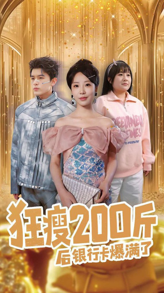 狂瘦200斤后银行卡爆满了短剧全100集